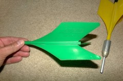 J A R T S yellow lawn missiles (2) and one green fin (REGENT VERSION)
