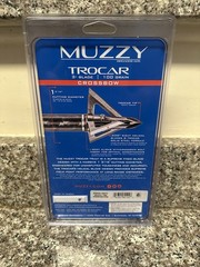 NEW Muzzy Trocar HBX Hybrid Crossbow 4 blade 100 Gr 3 Broadheads expandable