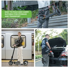 600W ELECTRIC SCOOTER ADULT 32KM/H MAX SPEED FOLDABLE E-SCOOTER SHOCK APSORPTION