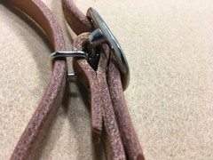 Breast Collar Tugs – 5/8″ x appx. 24″ – Russet Leather – 1 Pair (F204)