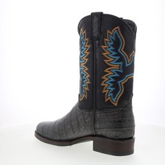 Dingo Trail Boss DI-108 Mens Black Extra Wide Leather Cowboy Western Boots