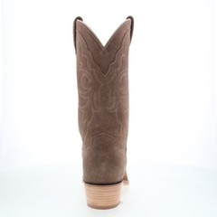 Tony Lama Plano 12″ Suede Round Toe Mens Brown Wide Cowboy Western Boots