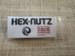 Hex Nutz Original Vintage Style Skateboard Rails Hardware Powell Rat Nuts