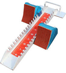 Starting Blocks Track and Field Sprint Pedal 32 In 6 Adjustable Angles Portable