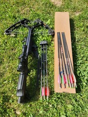 Barnett Ghost 410 Crossbow Ready To Hunt With 9 Easton Bloodline 22 Inch Bolts