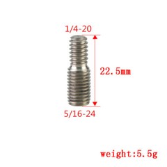 3pcs Archery Bow Screw Adapter Bolt 1/4-20 5/16-24 Thread Stabilizer Balance Bar