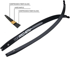62″ ILF Recurve Bow 25-60lbs Takedown 19» Aluminum Riser Archery Hunting Shoot