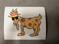 GOAT USA Cheese Goat Sticker. Single Sticker. Brand New.
