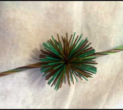 12 CAMO RUBBER WHISKER Bow String Silencers Archery – WORLDS MOST POPULAR !