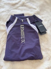 LeMieux Philippa Mesh Base Layer Juniper Purple UK8/US4Women’s Long Sleeve Top