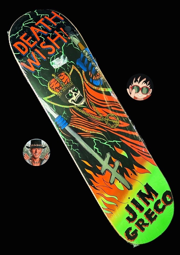 SUPER RARE Jim Greco Rock Is King Deathwish Skateboard Deck Mullen 2010 NOS NEW