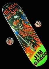 SUPER RARE Jim Greco Rock Is King Deathwish Skateboard Deck Mullen 2010 NOS NEW