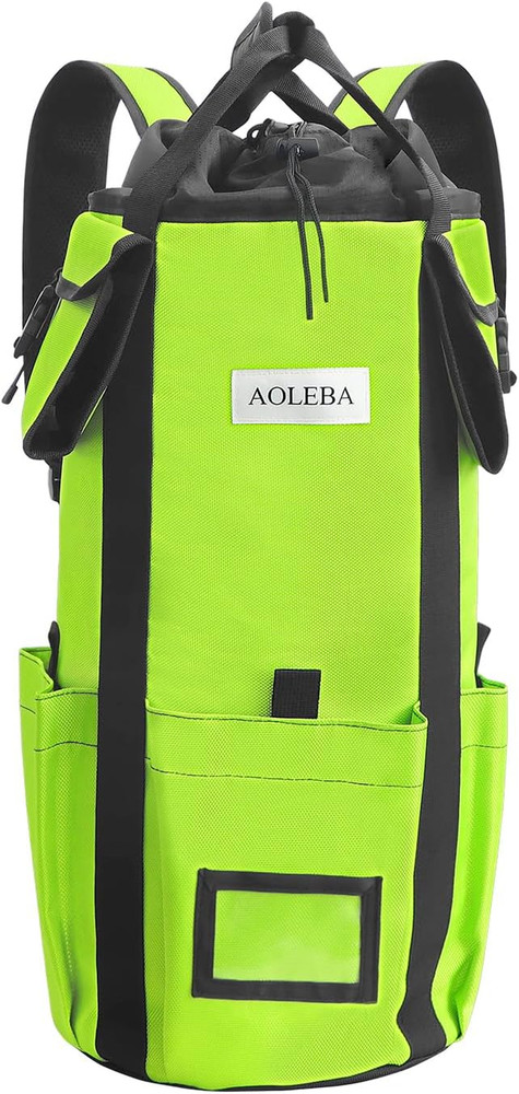 Arborist Rope Storage Bag Tree Climbing Rock Rope Bucket Backpack Rope Storage B