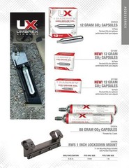 Umarex High-Grade CO2 Cartridges for Pellet Guns, BB Guns and Airsoft Guns 50-PC