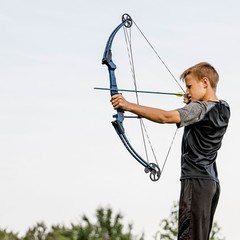 Genesis 10472 Original 35.5-Inch Lightweight Aluminum Righthand Bow, Blue