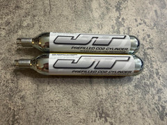 JT Paintball 90 Gram PREFILLED CO2 Cylinders 2-Pack for Paintball Markers