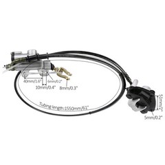 Rear Disc Brake Hydraulic Cylinder Caliper & Disc Rotor For ATV GO Kart Trike