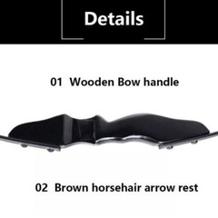 30/40Lbs 51″/57″ Archery Detachable Takedown Recurve Bow Right Left Hand Hunting