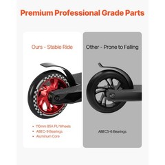 Pro Complete Trick Scooter for Kids Teens Adults Freestyle Street Rider