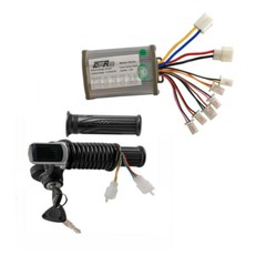 36V 800W Brush Motor Controller + Key Throttle for Go kart Bicycle ATV Quad