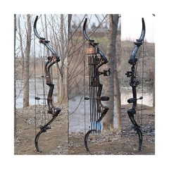 ZSHJGJR Recurve Bow American Hunting Bow 320FPS Draw Weight 40-55lbs Adjustab…