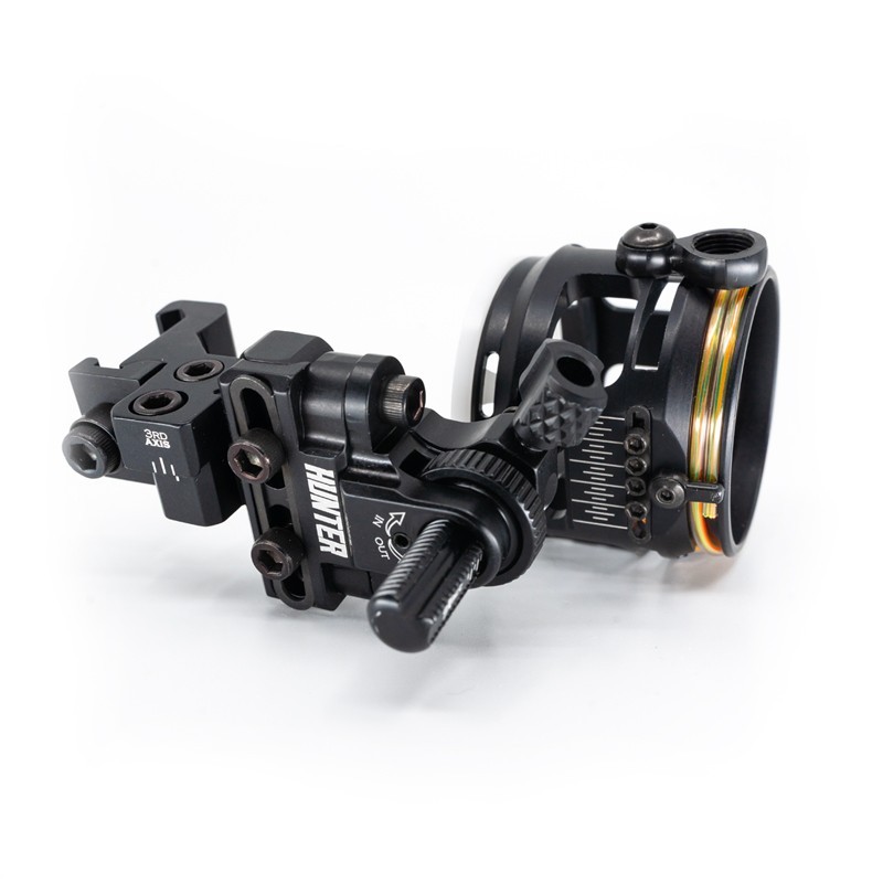 NEW B3 Exact Hunter RIGHT Hd 4 Pin Bow Sight- .010 Pins -Picatinny-Hoyt, Bowtech