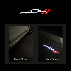 2Pcs Car Door Lights Compatible With Challenger 2015-Present. Personality Pat