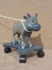 X-SMALL LARIAT LASSO PRACTICE ROPE~ for Table Top «Original Cowboy Toy»
