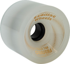 CADILLAC CHASERS 70mm 78a WHITE WHEELS SET
