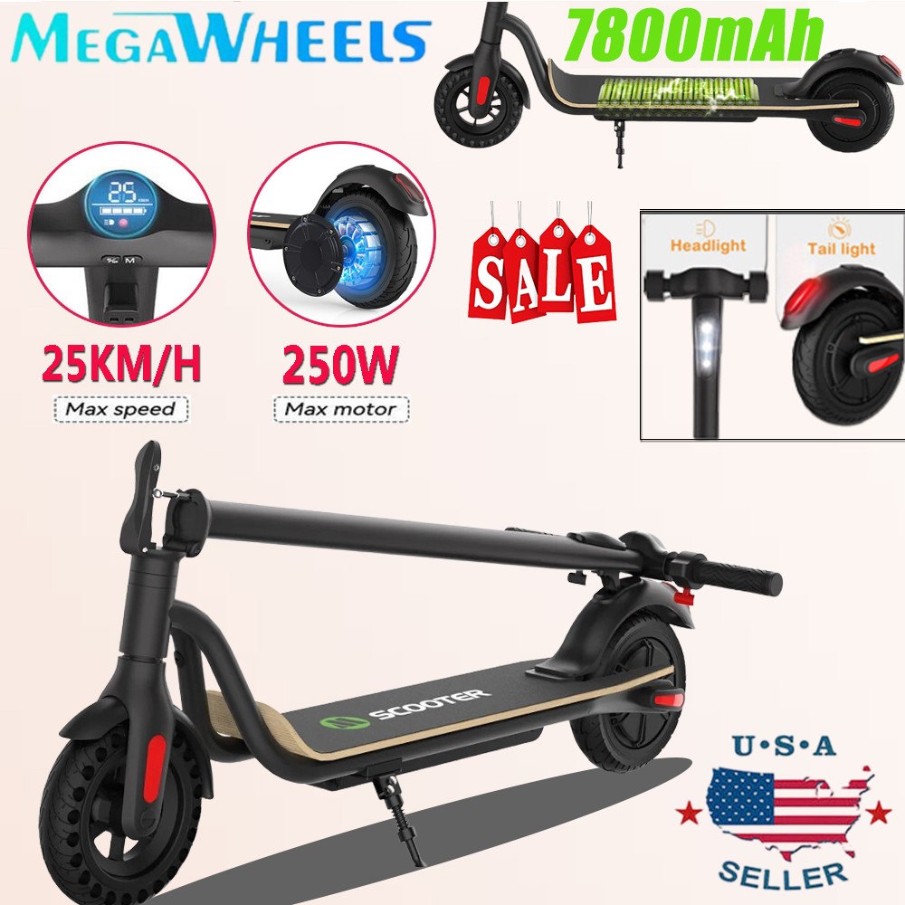 7.8AH ADULT ELECTRIC SCOOTER 22km LONG RANGE 25KM/H HIGH SPEED E SCOOTER US NEW