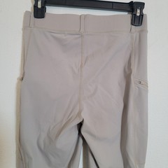 Willit Taupe Small Breeches Equestrian Pull-On Pant Zip Riding Horseback Tan