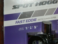 NEW Spot Hogg Fast Eddie Single Pin Bow Sight- Right Handed, .019 – 1 Pin