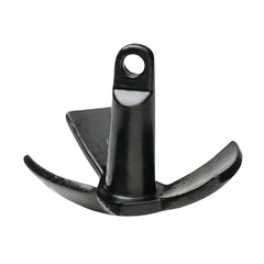 Black PVC Vinyl River Anchor – Scratch-Resistant – 18 lb