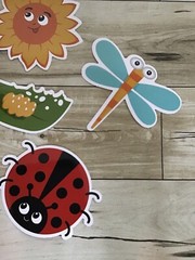 Childrens Butterfly Bugs Stickers Vinyl Waterproof PVC Luggage Laptop Decals Lot