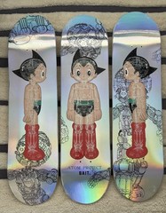 Bait x Astro Boy Project Skate Deck Set Rare Triptych Edition Wall Art