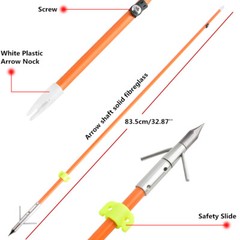 Bowfishing Compound Bow Arrows 30-40lbs Adjustable Archery Hunting Fishing Shoot