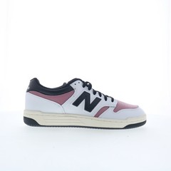 New Balance 480 BB480LTE Mens White Leather Lifestyle Sneakers Shoes