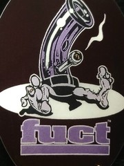 FUCT STICKER «BONG BREAK» 2 3/8 X 3 3/8″ GLOSSY NICE