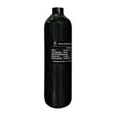 TUXING 4500PSI PCP Air Tank 1.1L Carbon Fiber HPA Tank with Dual Gauge Regulator
