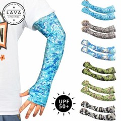 Camo Cooling Arm Sleeves Cover UV Sun Protection Sports Outdoor For Men Womens