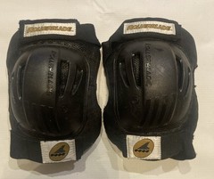 1990s Rollerblade Skate Smart Full Pad Set ADULT SIZE S- Knee, Elbow, Wrist Pads