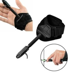 Archery Wrist Release Aid Trigger Adjustable Strap Caliper Compound Bow Hunting