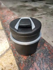 Car Ashtray Two-In-One Car Ashtray LED Light With Light