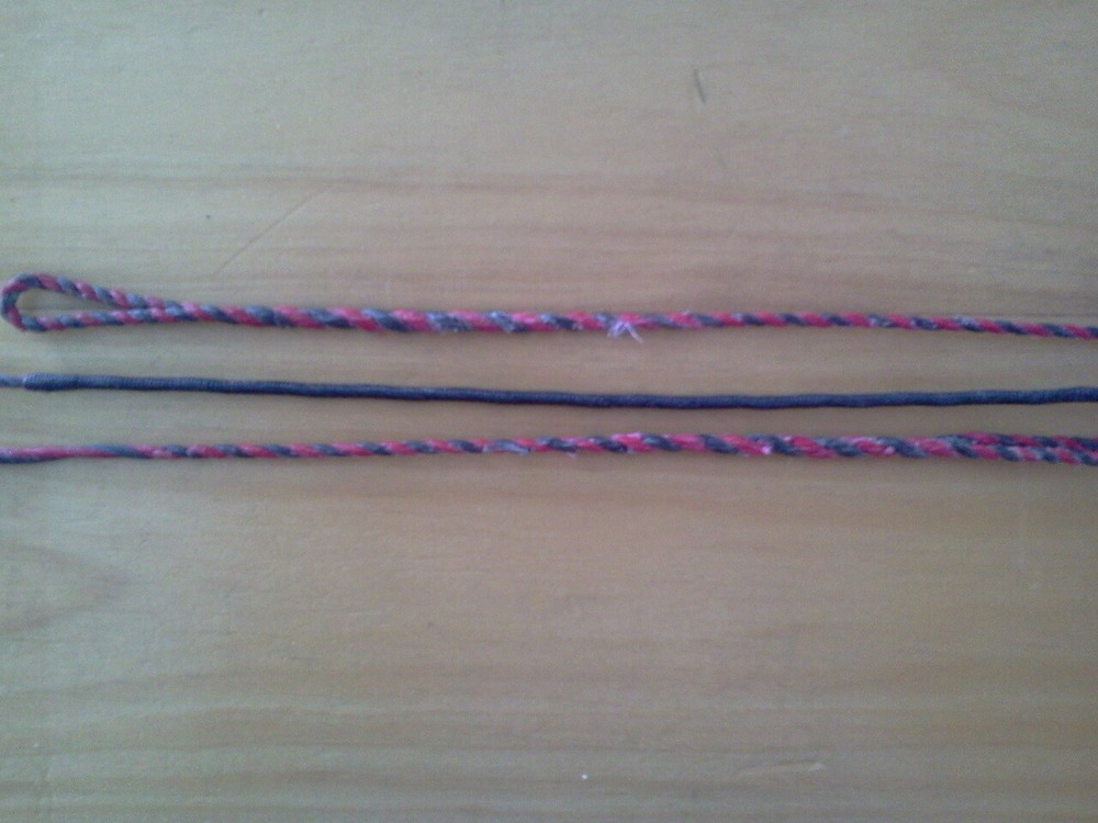 2-ply Flemish Bow string for any recurve or longbow with Halo serving