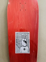 The New Deal ED TEMPLETON Skateboard Deck 9.625 X 32.5 RED 1990s Shape Reissue