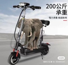 60km Electric Scooter Folding Re-chargeable W.Seat light.Amazon Over $800