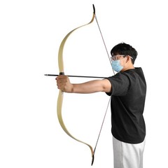 Traditional Archery Bow 57Inch 20-45Lbs LH RH Target Outdoor Hunting Practice