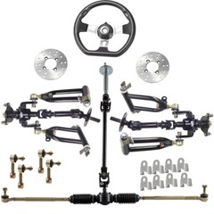 Steering Gear Rack Front Drive Axle Assembly Kit ATV Quad Go Kart Golf Buggy