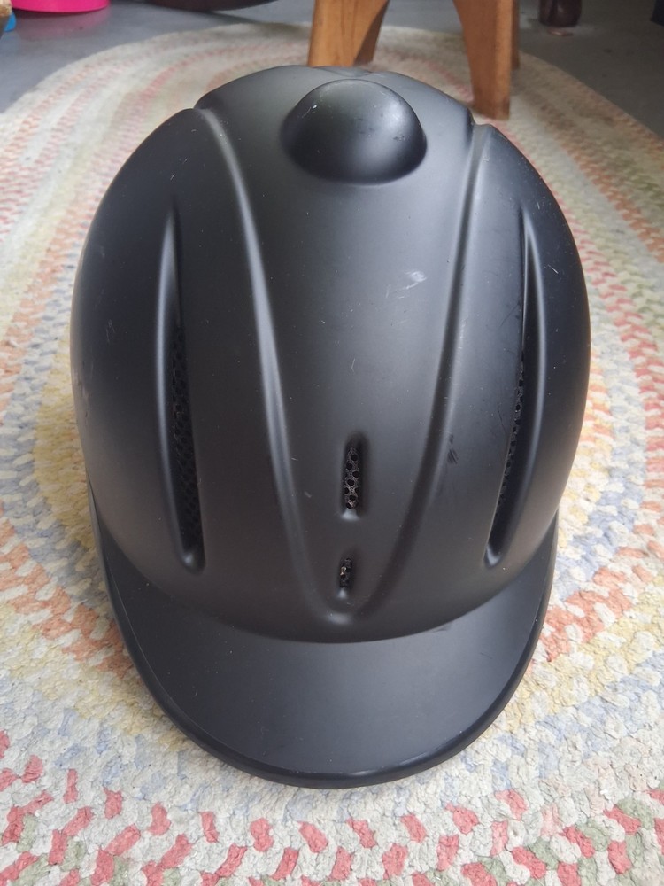 Equestrian Horse Riding Helmet S/M Black Devon-Aire Aegis