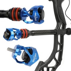Compound Bow Stabilizer Aluminum Alloy Dampener Screw Hunting Shooting Accessory